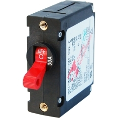 A-Series Red Toggle Circuit Breaker - Single Pole 30A