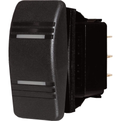 Blue Sea Systems 8286 Water Resistant Black Contura Switch DPDT - On-Off-On