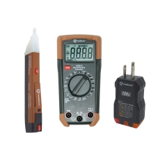 Southwire 65031340 Electrical Test Kit 10037K - Multimeter/Receptacle Tester/Non-Contact Voltage Tester