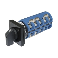 Blue Sea Systems 9077 AC Rotary Transfer Switch, 240 Volt AC 63 Amp, 4-Position