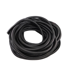 Black 3/4 inch Split Loom Flex Tubing, 100 foot | FTZ 80008-100COIL