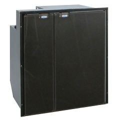 Isotherm 1200BB4ZL0000 Cruise 200 Black Fridge w/Freezer, AC/DC 