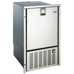 Isotherm 5W08A14IMN000 White Ice Maker w/Stainless Steel Door, Flush Mount - 115V/60Hz
