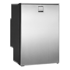 Isotherm F115RSABS71113AA Cruise 115 Freeline Fridge w/Freezer, Silver - AC/DC