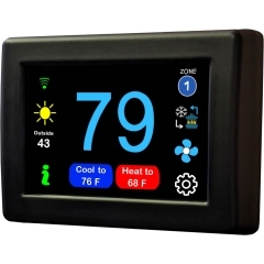 Microair EasyTouch RV thermostats black