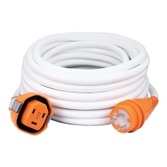 SmartPlug C30503 30 Amp 125 Volt 50-Foot White Cordset